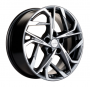 Легковой диск Khomen Wheels KHW1716 7x17 5x114,3 ET45 67,1 Gray-FP